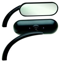 Retrovisor Mini Oval - Preto - Arlen Ness