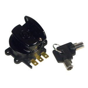 Chave de Igni��o - Preta - Dyna 96-11 / Softail 96-10 / Road King 94-13 - MID-USA