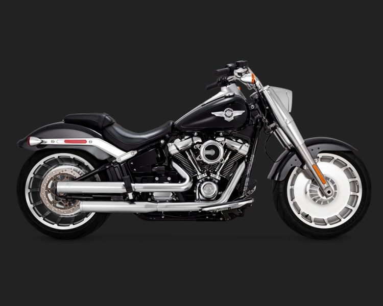 Ponteira Eliminator 300 - Cromo Acetinada - Softail 2018 a 2023