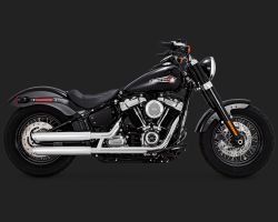 Ponteira Twin Slash - Cromada - Softail 2018 a 2023 - Vance & Hines