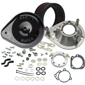 Filtro de Ar - Gota - Preto - Motor Twin Cam 1999 a 2017 - Harley Davidson - S&S Cycle