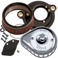 Filtro de Ar - Mini Gota Stealth - Cromado - Motor Milwaukee Eight M8 - Harley Davidson - S&S Cycle