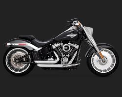 Escapamento Shortshots - Cromado - Breakout / Fat Boy / FXDR 2018 a 2023 - Vance & Hines