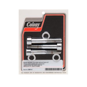 Kit de Parafusos da Pinça de Freio Traseiro Dyna Softail e Touring 00-07 / Sportster 00-03 - Colony
