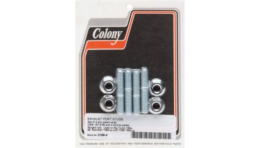 Kit 4 Parafusos Para Fixa��o do Escapamento - Harley Davidson - Colony