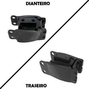 Coxim Dianteiro e Traseiro do Motor - Dyna 1999 à 2017 - Biker's Choice