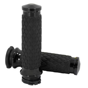 Manopla Diamond - Preta - Harley Davidson com Acelerador a Cabo - Avon