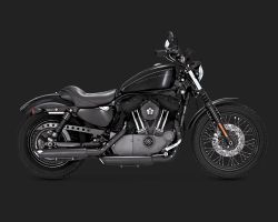 Ponteira Twin Slash - Preta - Sportster 2014 a 2020 - Vance & Hines