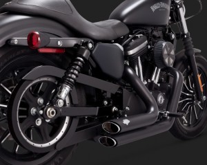 Escapamento Shortshots - Preto - Sportster 2014 a 2020 - Vance