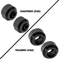 Coxim Dianteiro e Traseiro do Motor - Sportster 2004 à 2020 - MID-USA