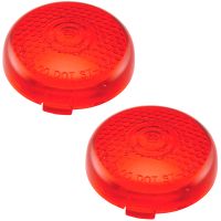 Lente Vermelha "Favo de Mel" para Pisca Bullet Original Harley Davidson - Biker's Choice