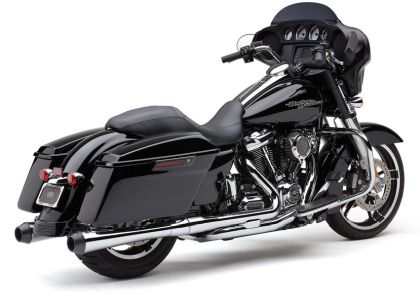 Ponteira El Diablo - Cromada Com a Ponta Preta - Touring 2017 a 2023 - Cobra USA