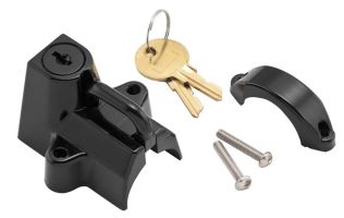 Trava Universal de Capacetes para Tubos de 7/8" até 1.1/4" - Preto - Biker's Choice