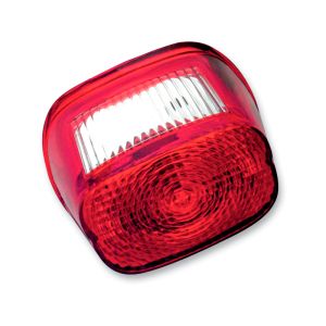Lente Vermelha da Lanterna Harley Davidson 2003 até 2023 - Perfil Original - Drag Specialties