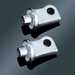 Adaptador Cromado de Pedaleiras e Mini-Plataformas Kuryakyn - XL1200C / Forty-Eight - 2010 a 2020