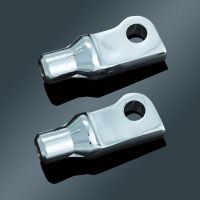 Adaptador Cromado de Pedaleiras Kuryakyn - XL1200C Custom / XL1200X Forty-Eight - 2010 a 2020