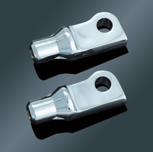 Adaptador Cromado de Pedaleiras Kuryakyn - XL1200C Custom / XL1200X Forty-Eight - 2010 a 2020