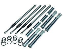 Kit de Varetas Ajustáveis do Tucho Hidráulico Quickee - Cromado - Milwaukke Eight M8 - S&S Cycle