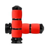 Manopla Air Cushion - Preta Com Laranja - Harley Davidson com Acelerador Eletrônico - Avon