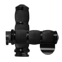 Manopla Air Cushion Com Apoio Para o Punho - Preta - Harley Davidson com Acelerador a Cabo - Avon