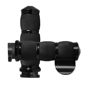 Manopla Air Cushion Com Apoio Para o Punho - Preta - Harley Davidson com Acelerador a Cabo - Avon