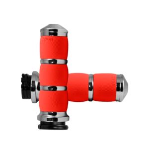 Manopla Air Cushion - Cromada Com Laranja - Harley Davidson com Acelerador a Cabo - Avon