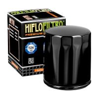 Filtro de Óleo Preto - Milwaukee-Eight M8 / Touring / Softail / Dyna - Harley Davidson - HifloFiltro
