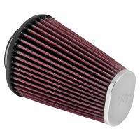 Elemento Filtrante Para Filtro de Ar K&N - Séries 57 e 63 - Cromado